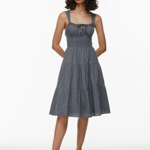 Aritzia Sunday Best Martine Poplin Midi Dress